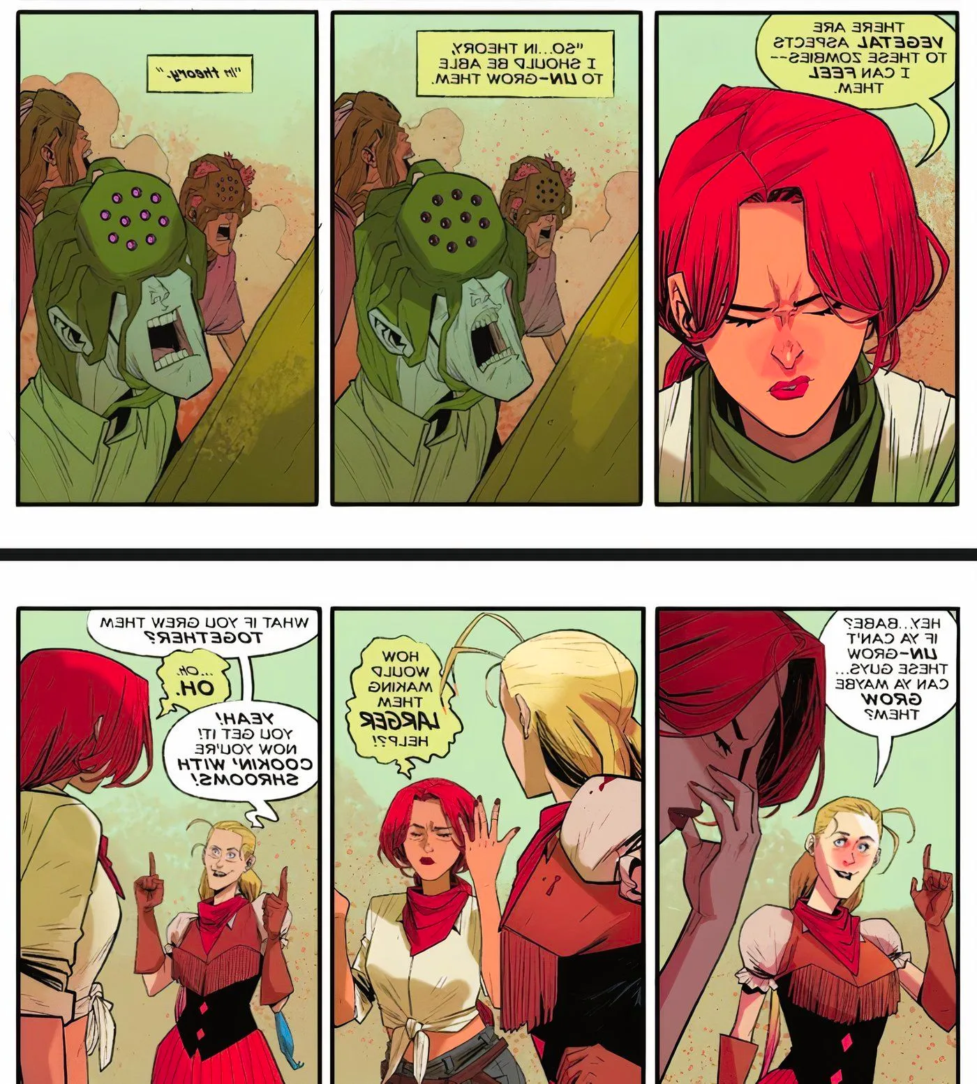 Gotham City Sirens #4 Plant Zombies Image