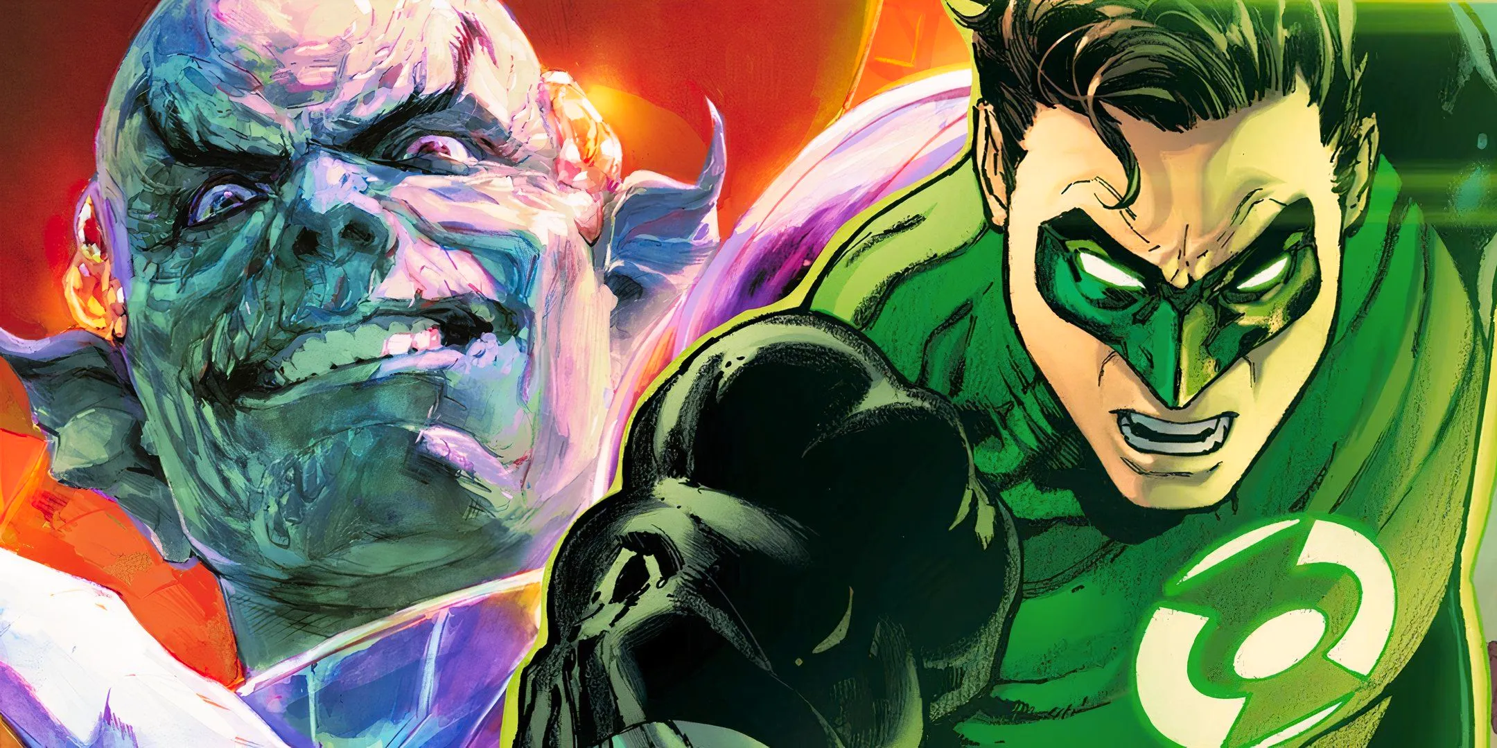 Green Lantern and Thaaros Featured DC Image