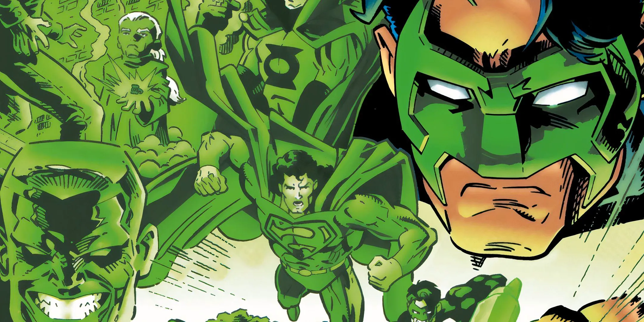 Green Lantern Kyle Rayner Generating Constructs Image