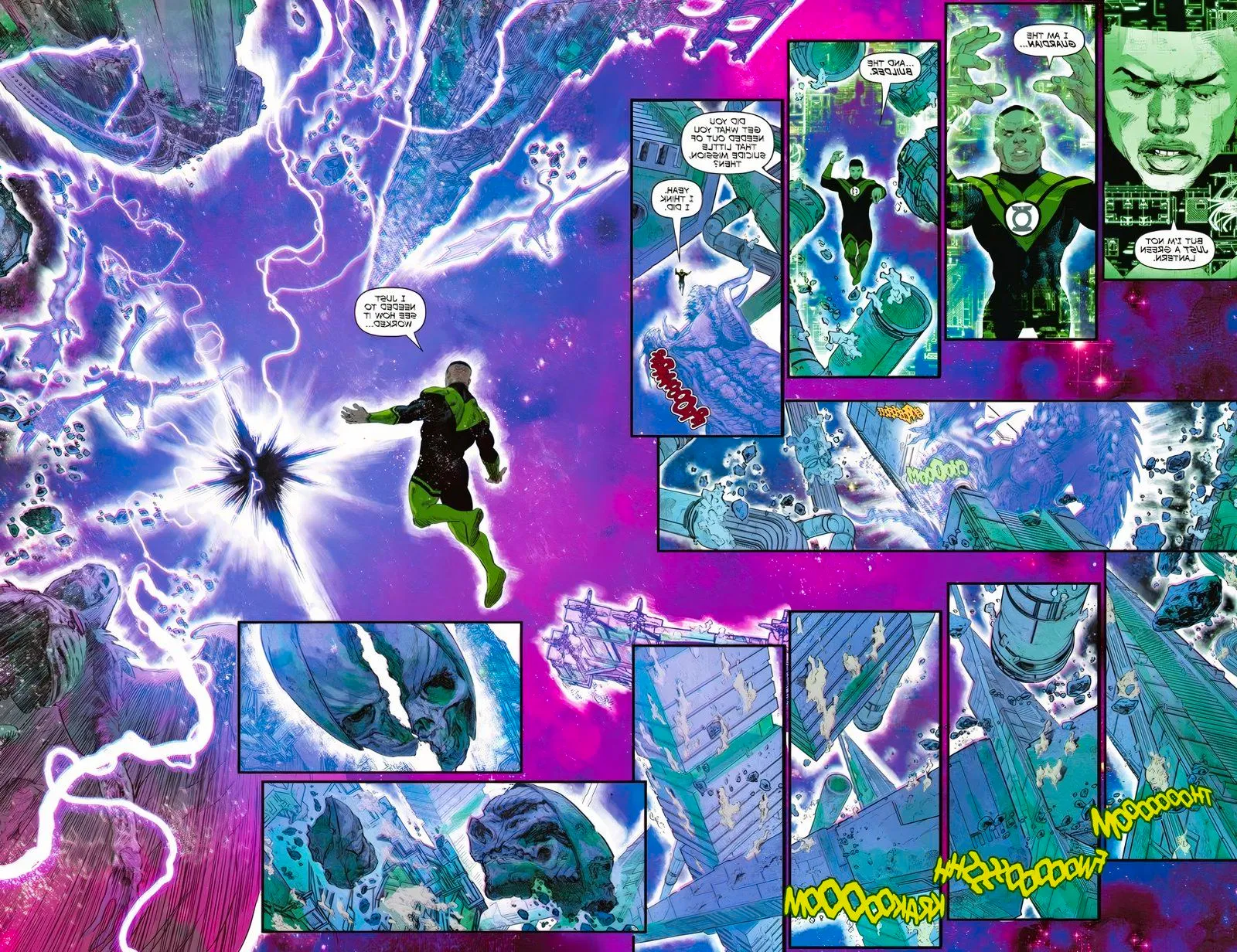 Green Lantern Rebuilds the Necropolis Around Dark Star DC Image