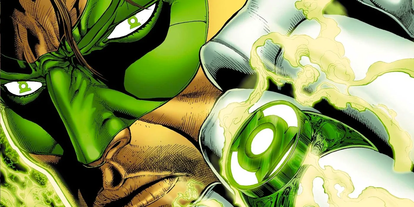 Hal Jordan wielding his Green Lantern Power Ring in DC Comics Image