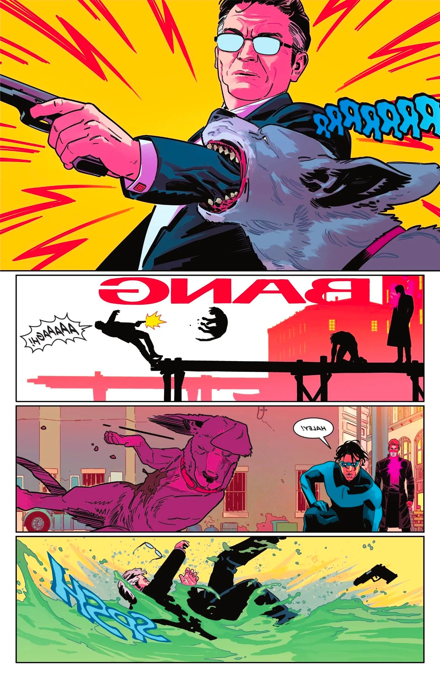 Haley Gets Shot in Nightwing #118 Image