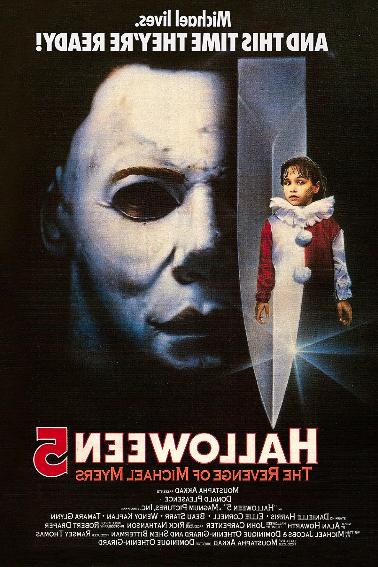 Halloween 5 The Revenge of Michael Myers Movie Poster Image