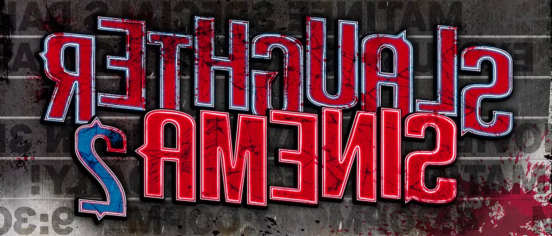 Halloween Horror Nights 33 - Slaughter Sinema 2 Logo Art Image