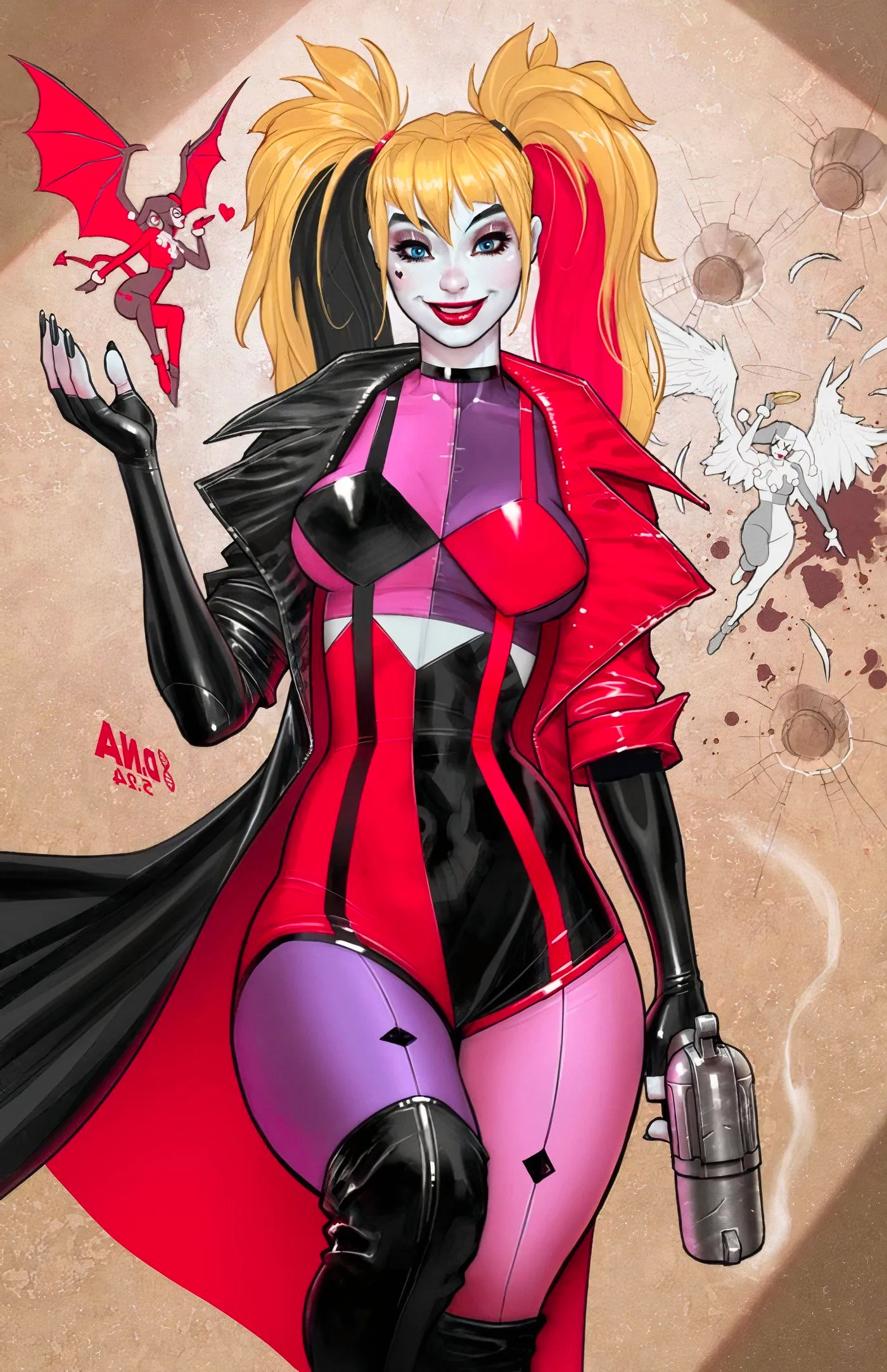 Harley Quinn #44 variant cover new costume Image