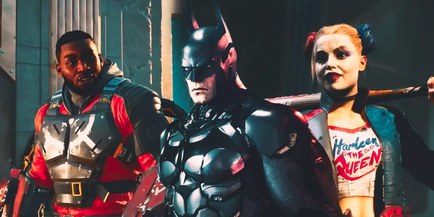 Harley Quinn And Deadshot From Suicide Squad Kill The Justice League With Batman From Batman Arkham Knight Image