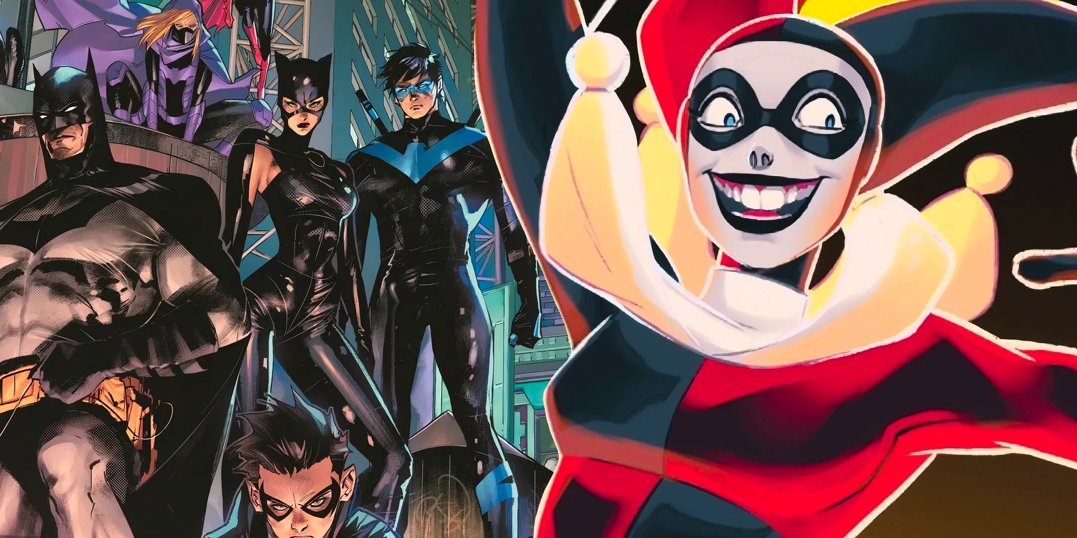 Harley Quinn and the Bat-Family DC Image