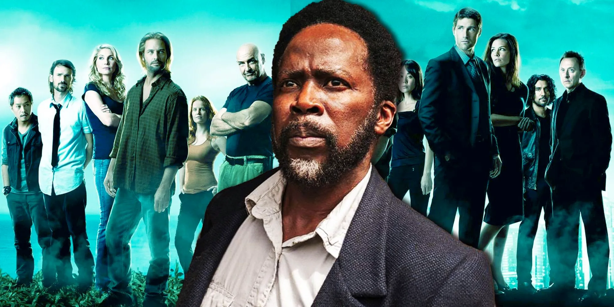 Harold Perrineau as Boyd in From alongside the cast of Lost Image