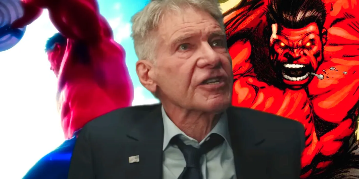 Harrison Ford Ross and MCU Red Hulk Image Image