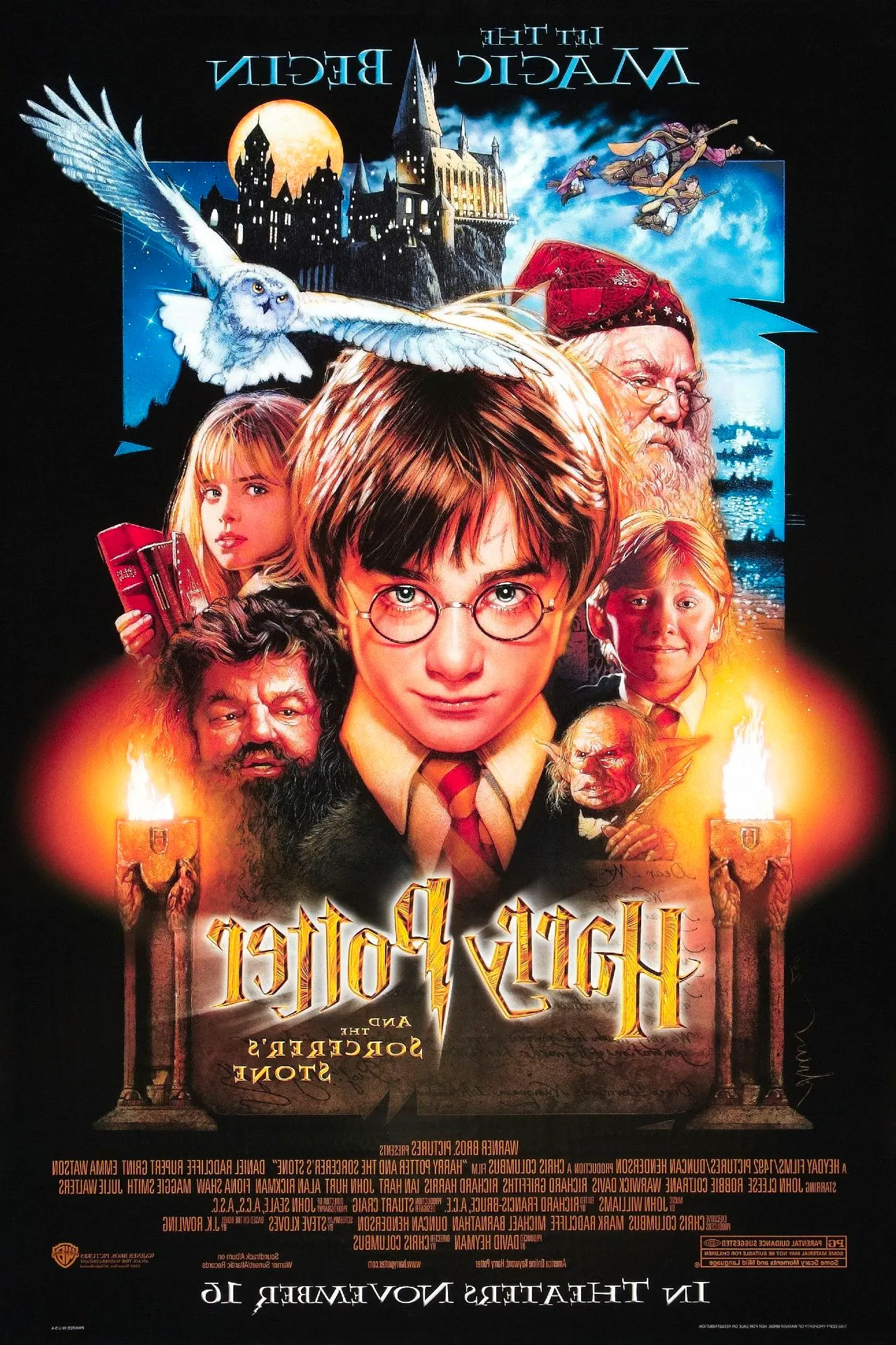 Harry Potter and the Sorcerer's Stone Movie Poster Image