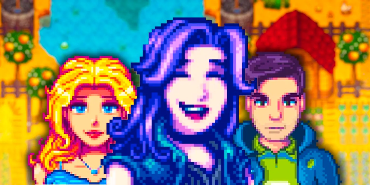 Hayley, Abigail and Shane from Stardew Valley Image