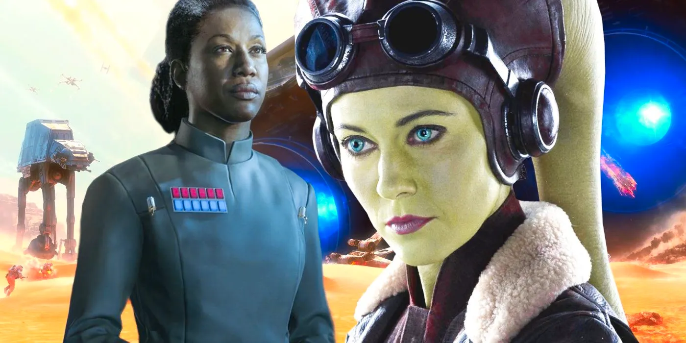 Hera Syndulla and Rae Sloane With Batlte of Jakku Image Image