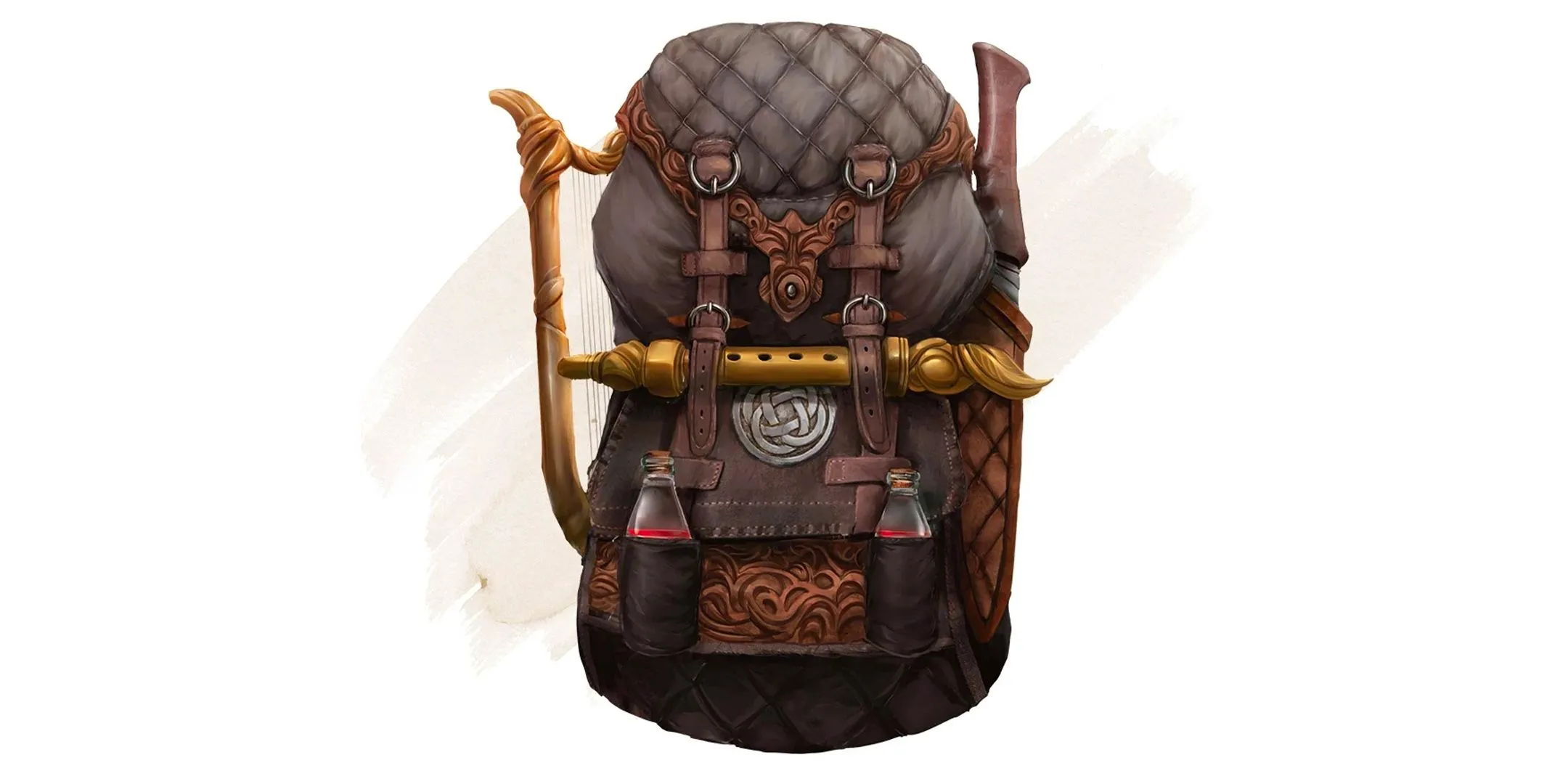 Heward's Handy Haversack magic item in D&D. Image