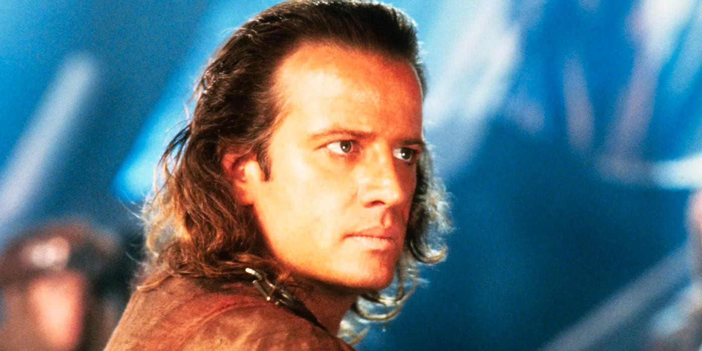 Highlander 2 Connor MacLeod starring at something with intensity offscreen Image