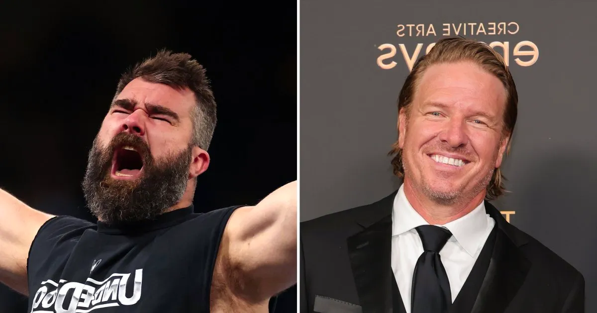 How Jason Kelce Inspired Chip Gaines' New Game Show Human vs. Hamster Image