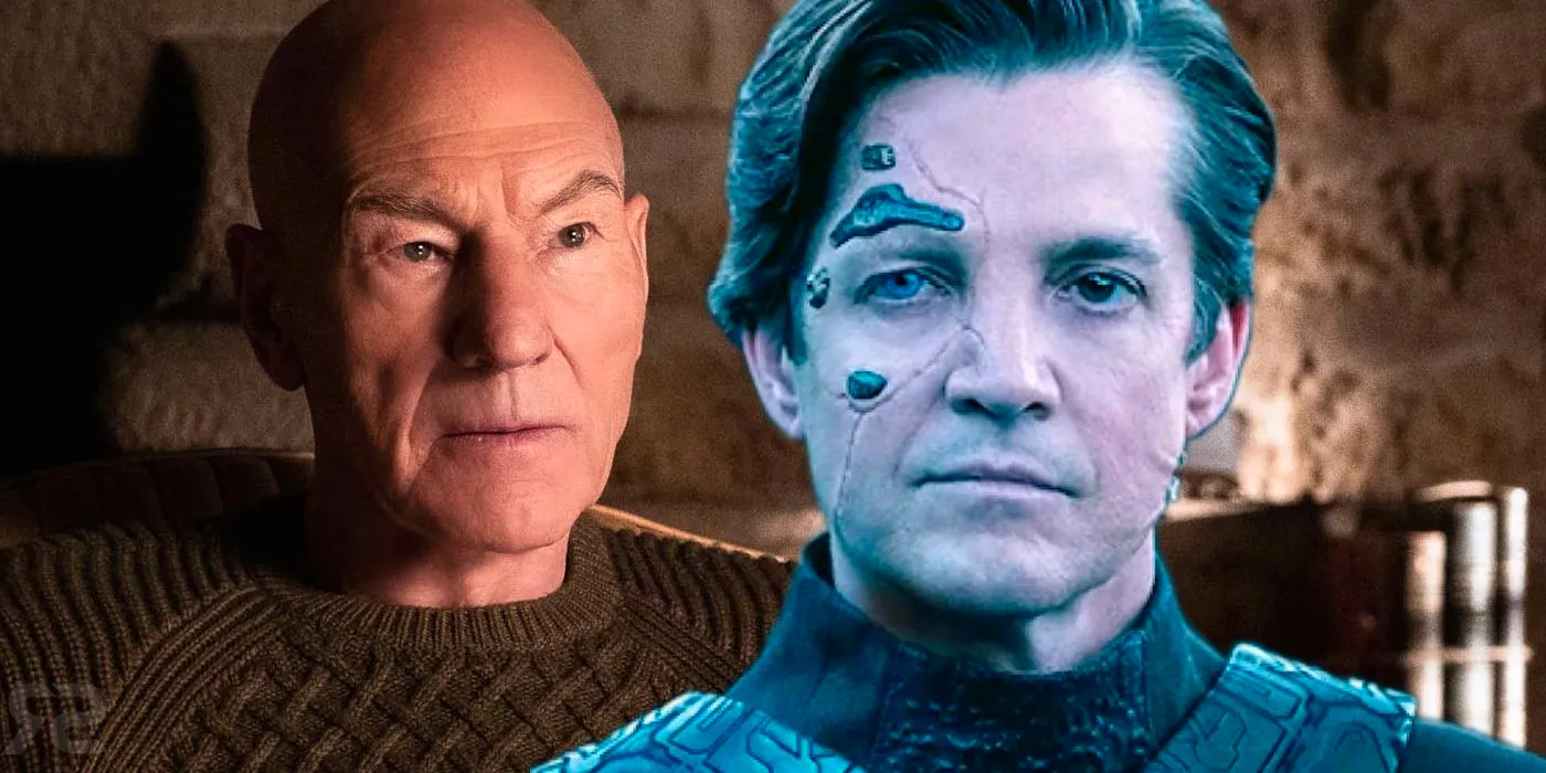 Hugh Borg in Star Trek Picard with Patrick Stewart Image