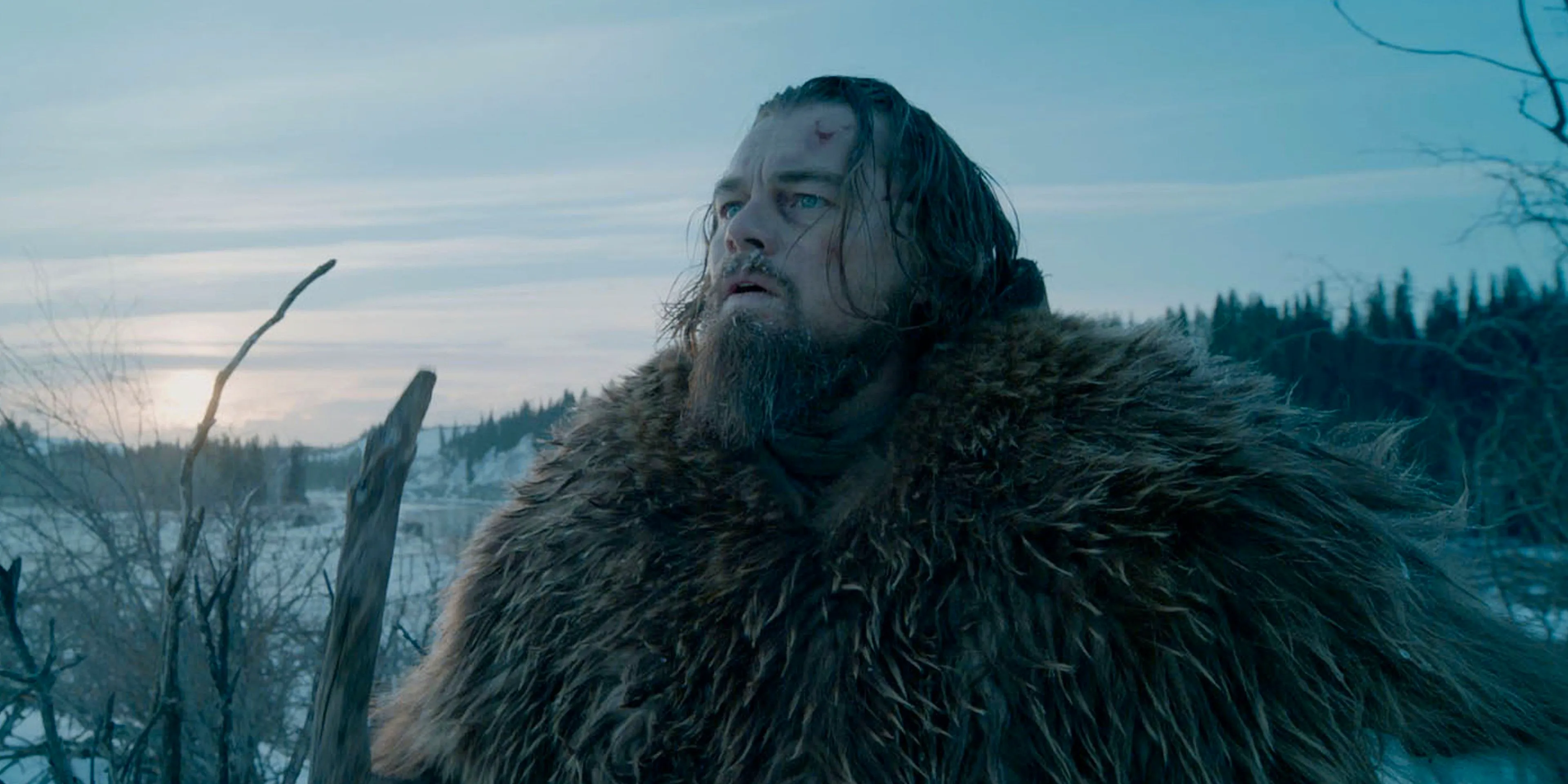 Hugh Glass in the wilderness in The Revenant Image