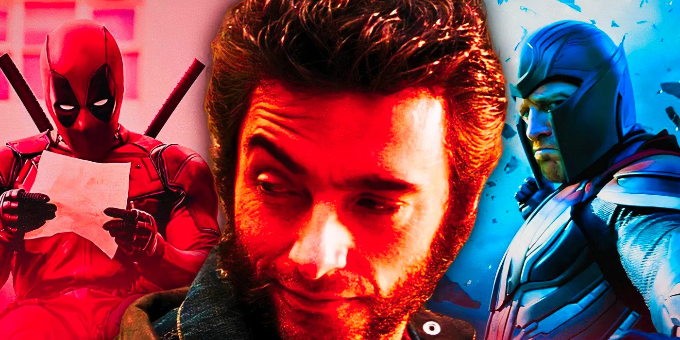 Hugh Jackman's Wolverine, Michael Fassbender's Magneto, and Ryan Reynolds' Deadpool in Fox's X-Men franchise Image