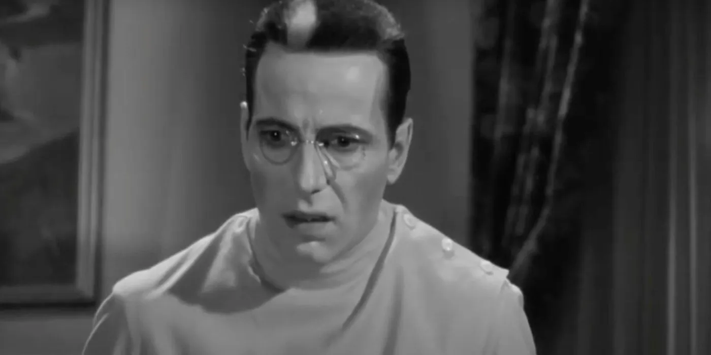 Humphrey Bogart looking surprised in The Return of Dr. X Image