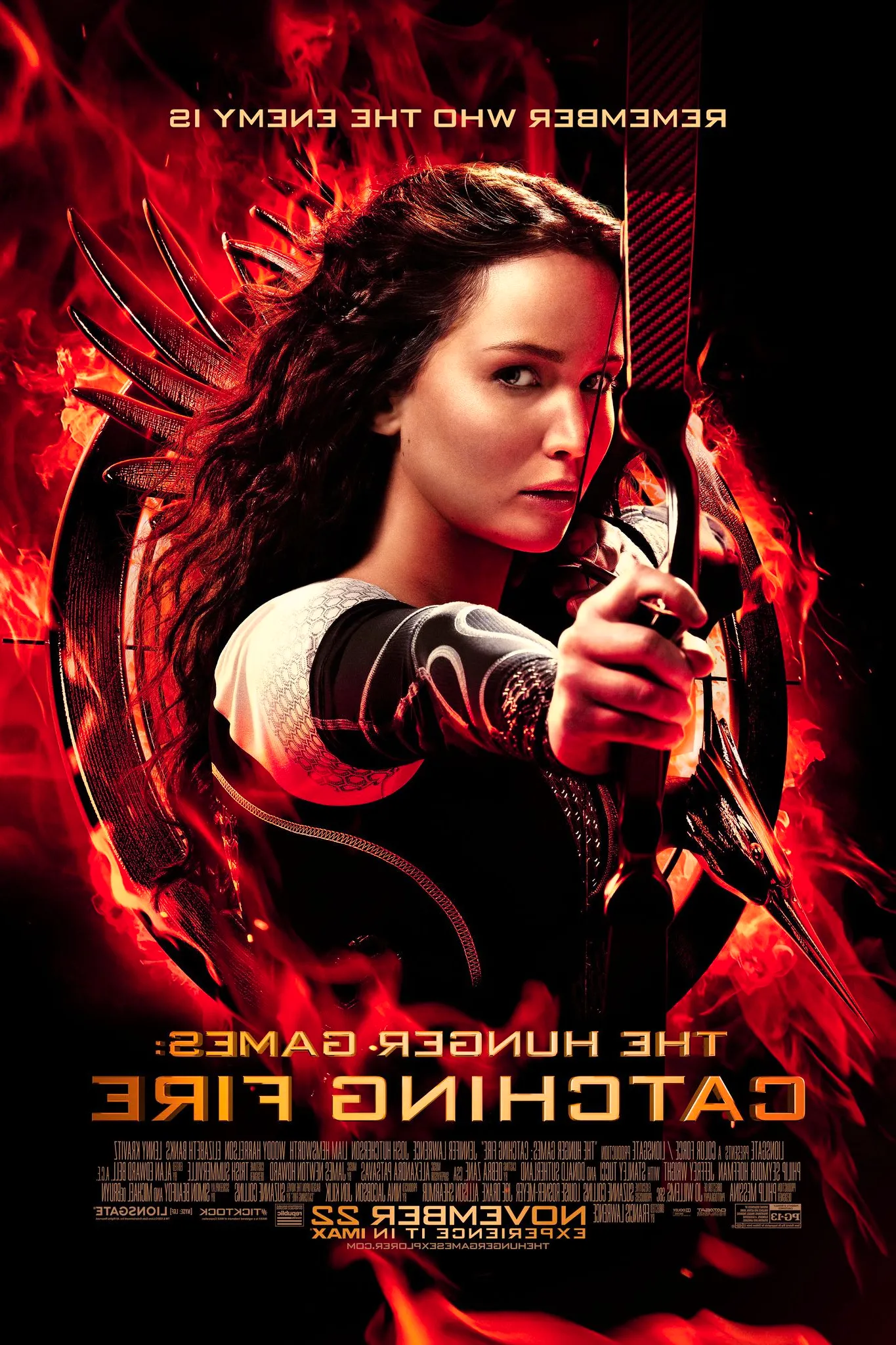 Hunger Games Catching Fire Movie Poster Image