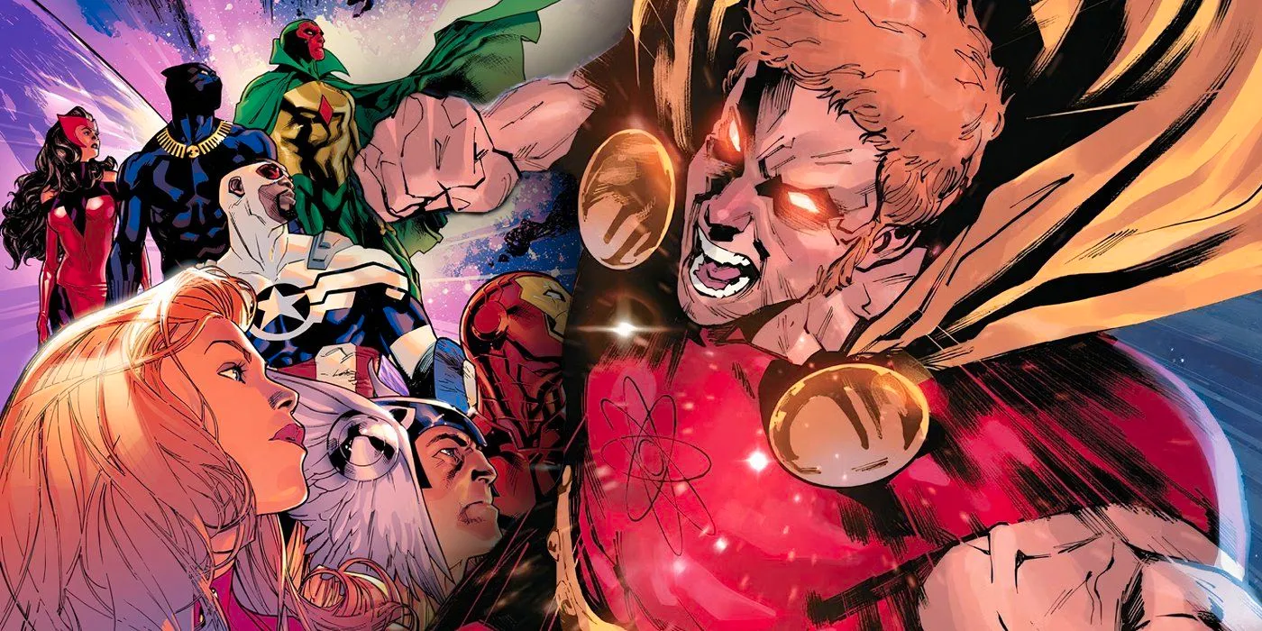 Hyperion punching with Avengers Image