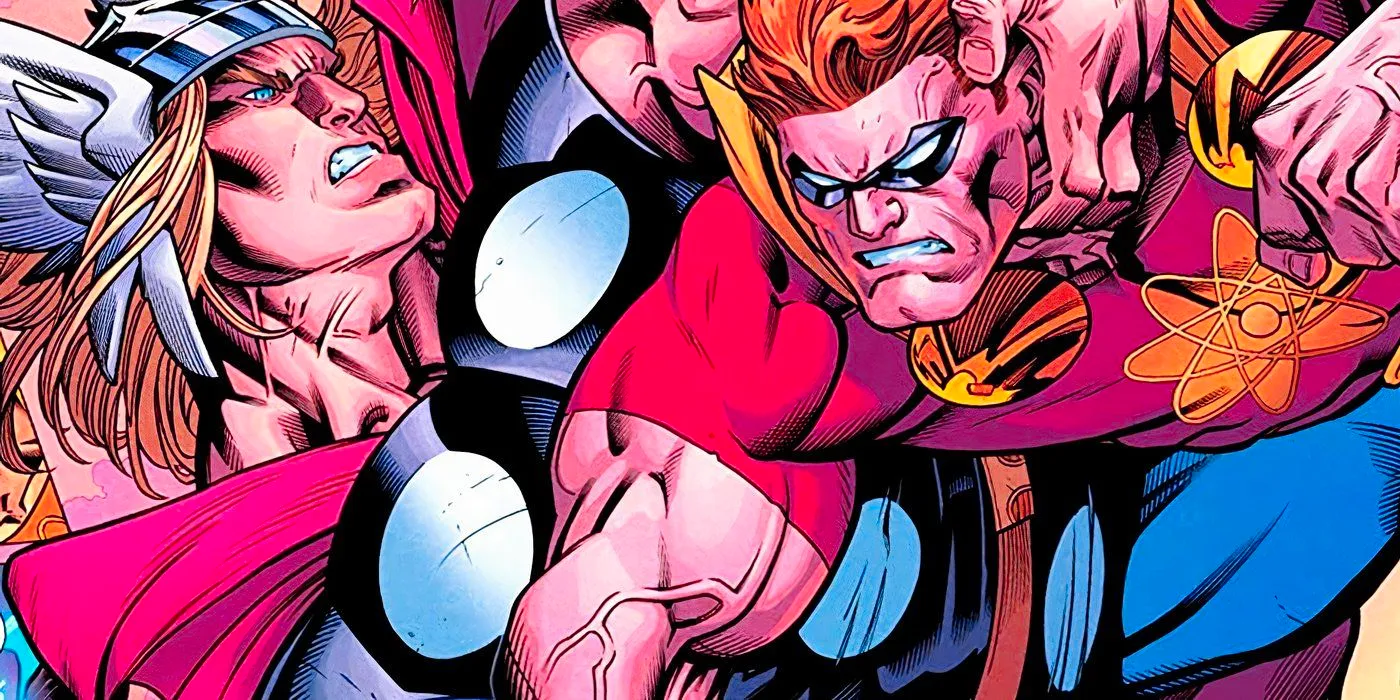 hyperion vs thor fist fight Image