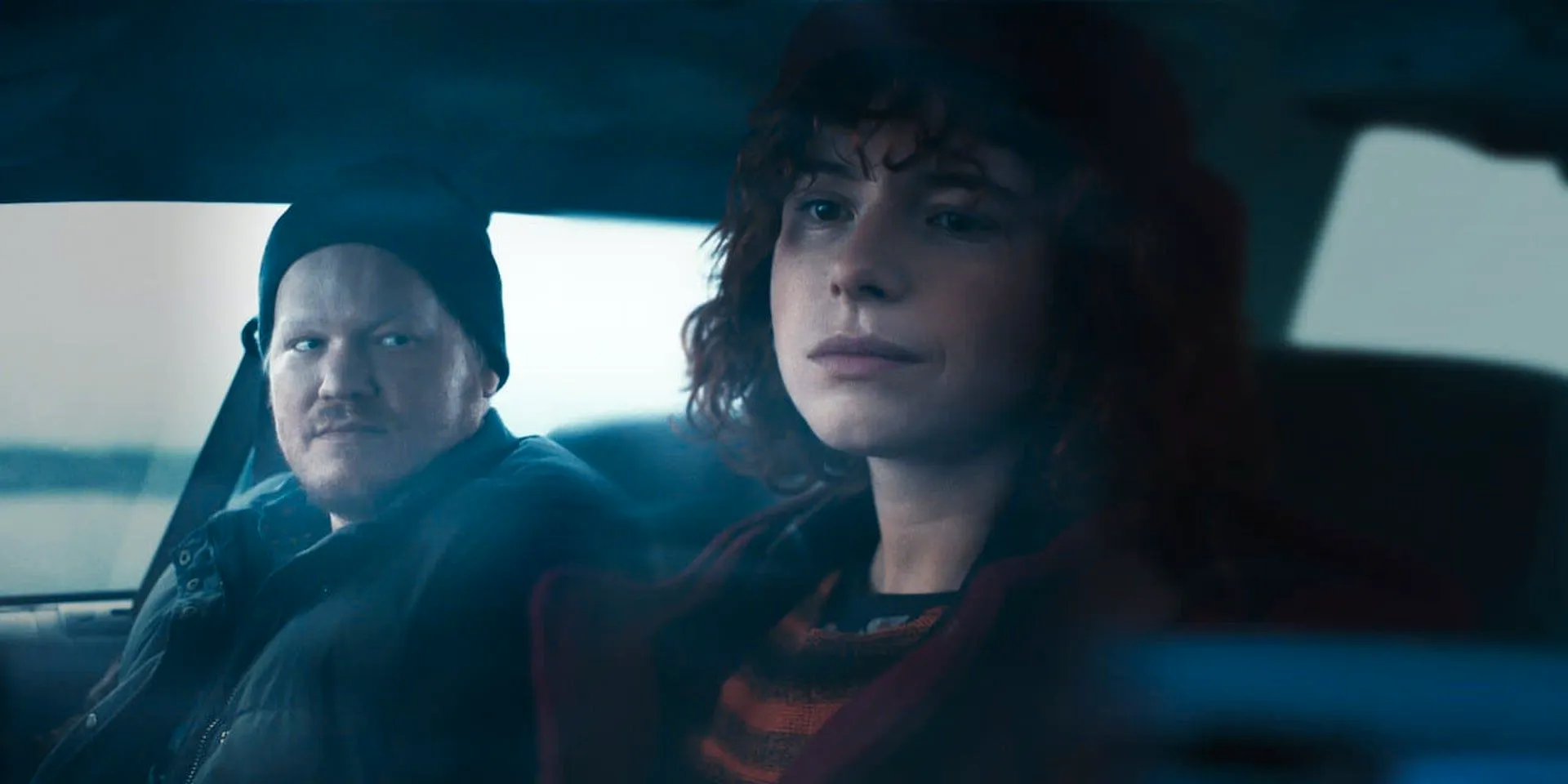 I’m Thinking Of Ending Things Jessie Buckley and Jesse Plemons in the Car Image