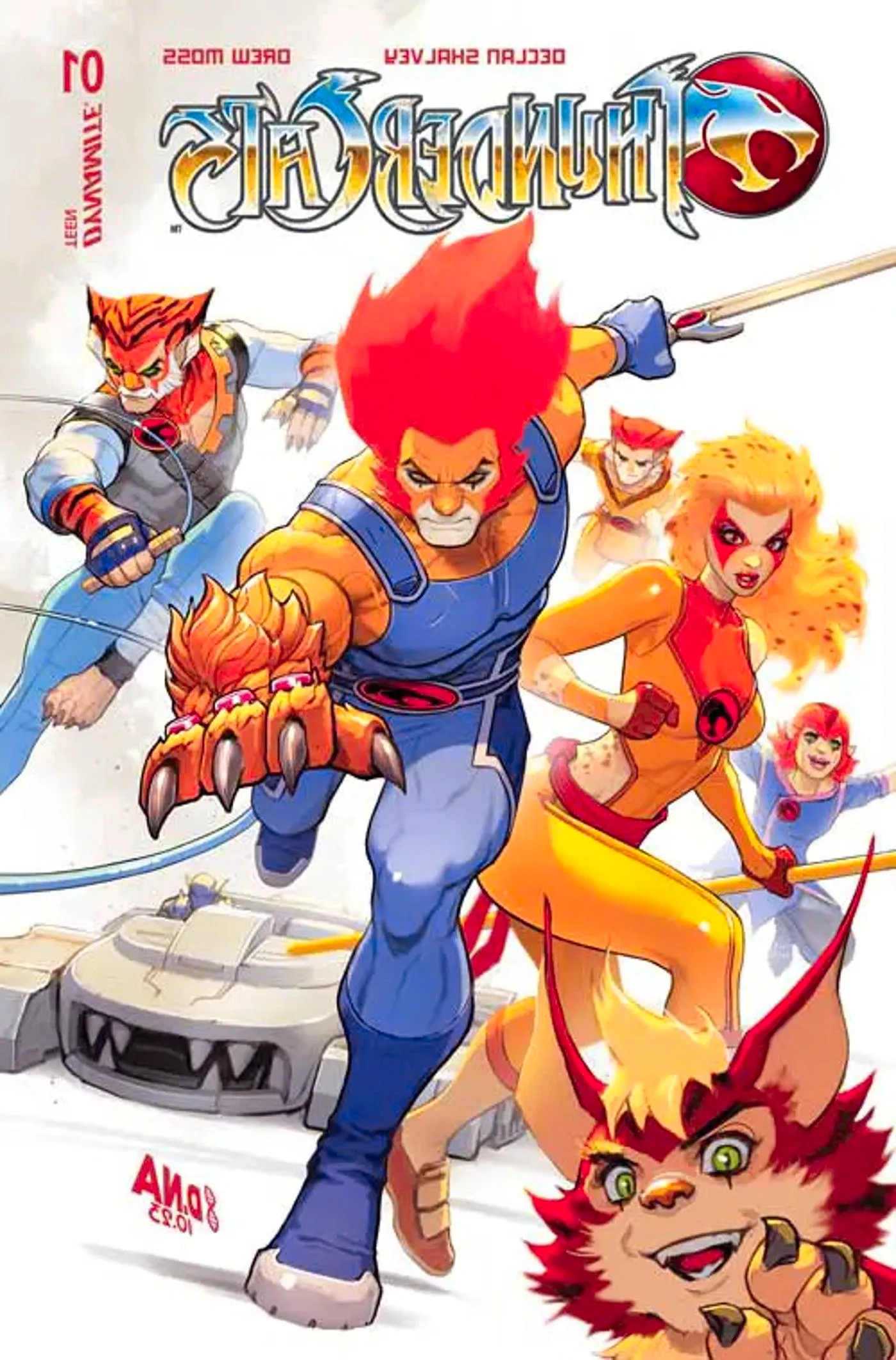 Image of the Thundercats leaping into battle Image