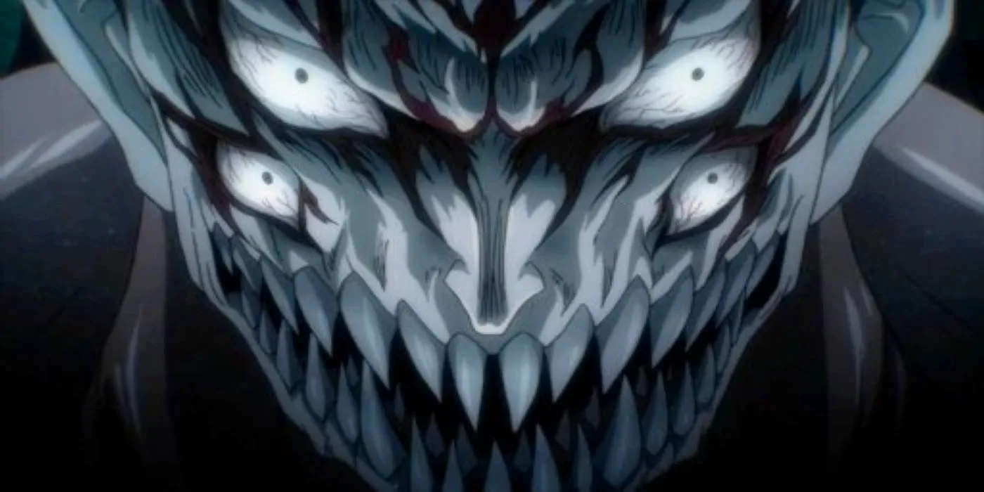 Image of the villain Gotou from the Parasyte anime. Image