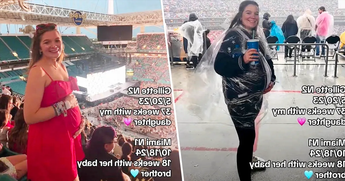 In her pregnant era: She saw Taylor Swift's 'Eras' tour while pregnant with 2 different kids Image