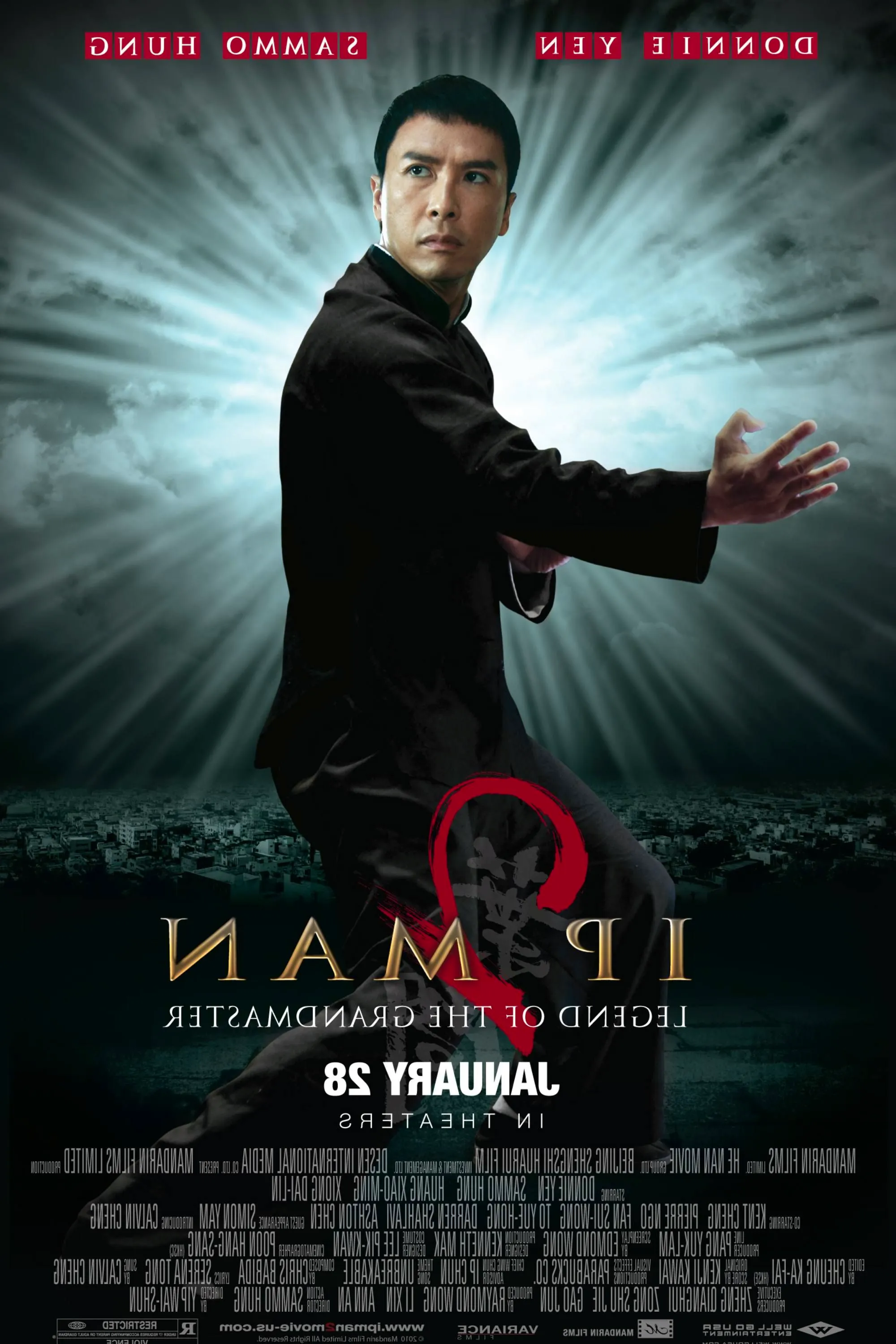 Ip Man 2 - Poster - Donnie Yen Doing karate Image