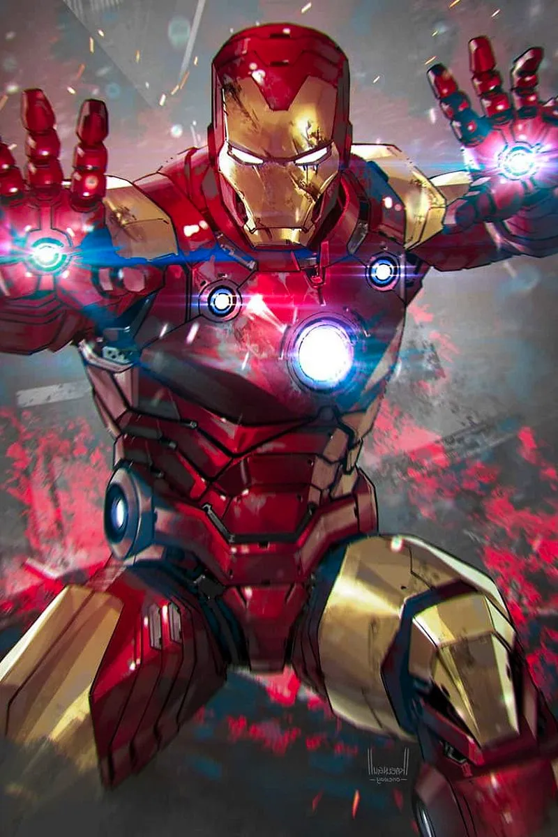 Iron Man in Marvel Comic Book Cover Art Image