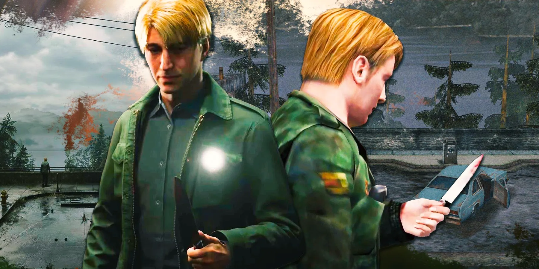 James from Silent Hill 2 Remake and Silent Hill 2 original Image