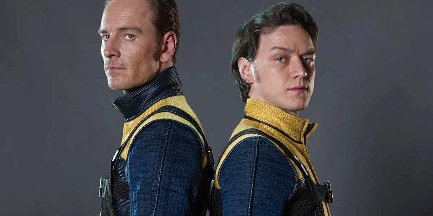 James McAvoy and Michael Fassbender as Charles Xavier and Erik Leshner in X-Men First Class Image