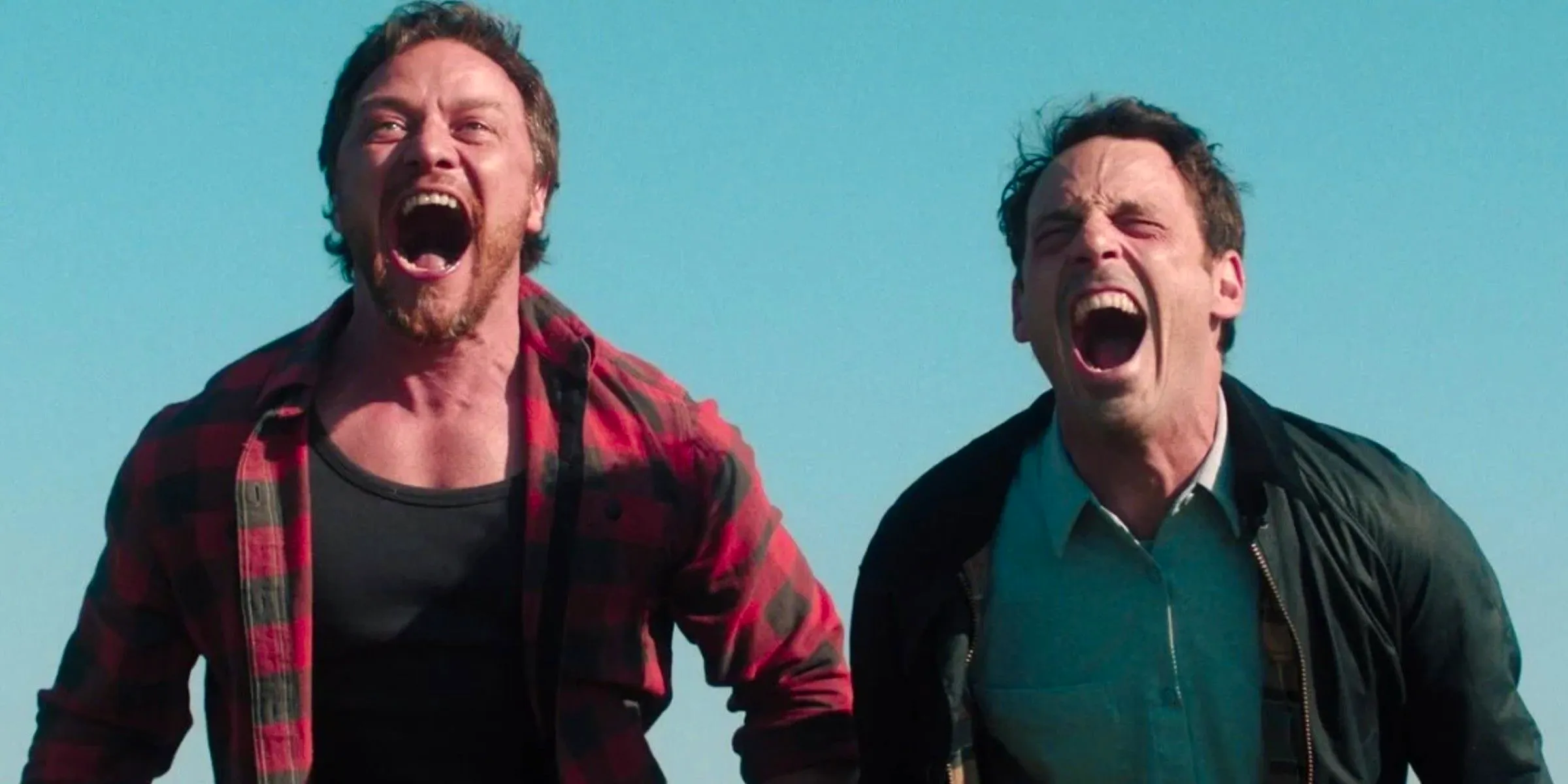 James McAvoy and Scoot McNairy scream in Speak No Evil Image