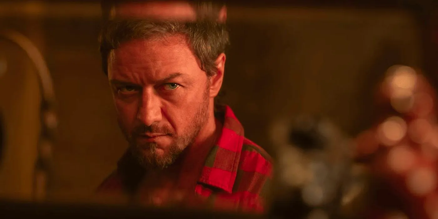 James McAvoy as Paddy glaring in Speak No Evil 2024 Image