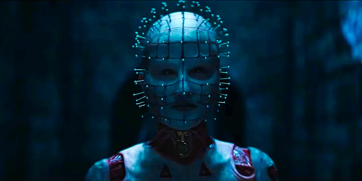 Jamie Clayton as Pinhead in the 2022 Hellraiser movie Image