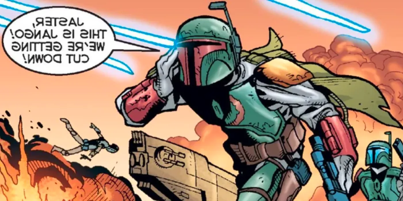 Jango Fett calls Jester midle fight Image