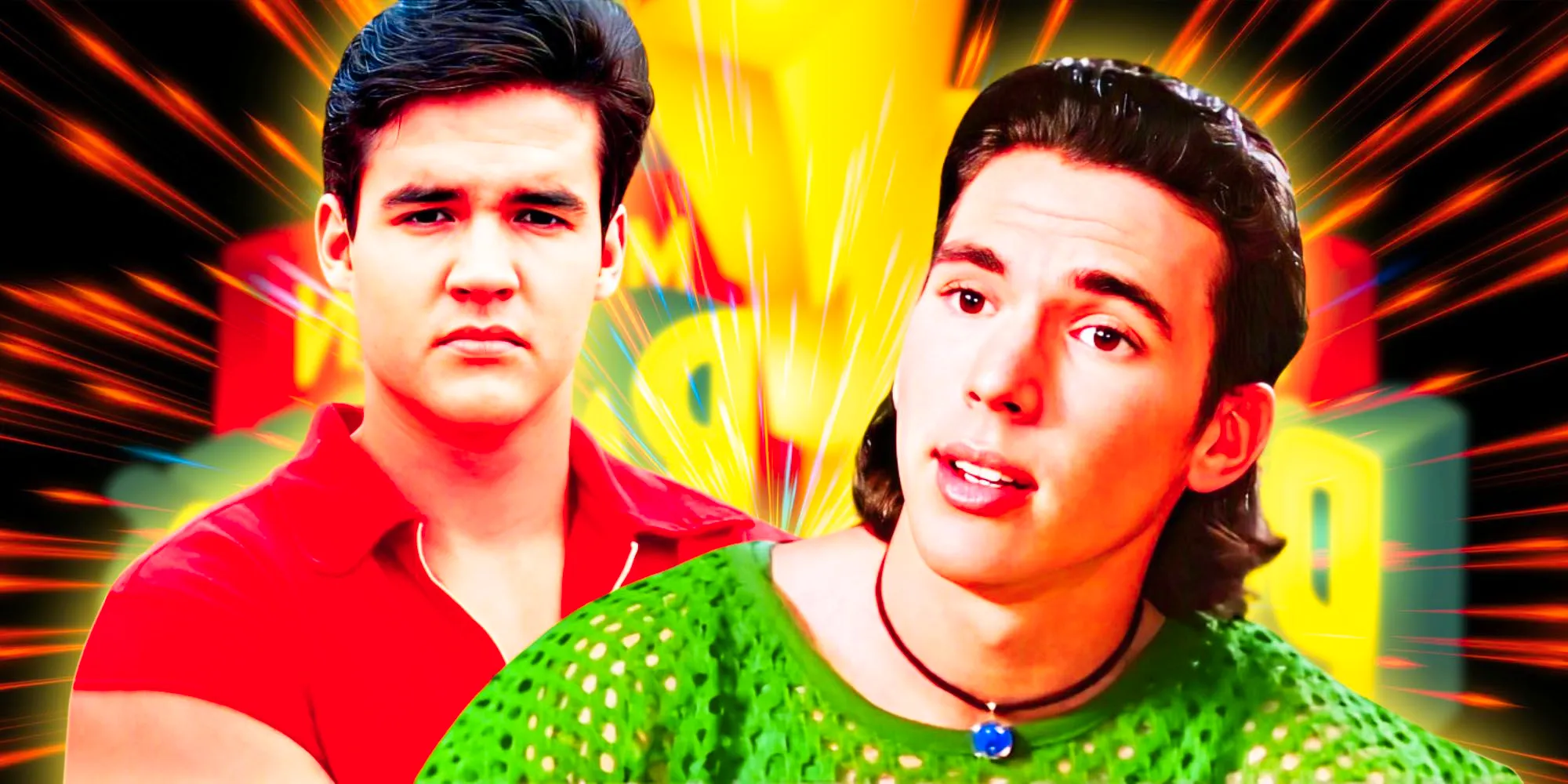 Jason and Tommy from the original Mighty Morphin Power Rangers show Image