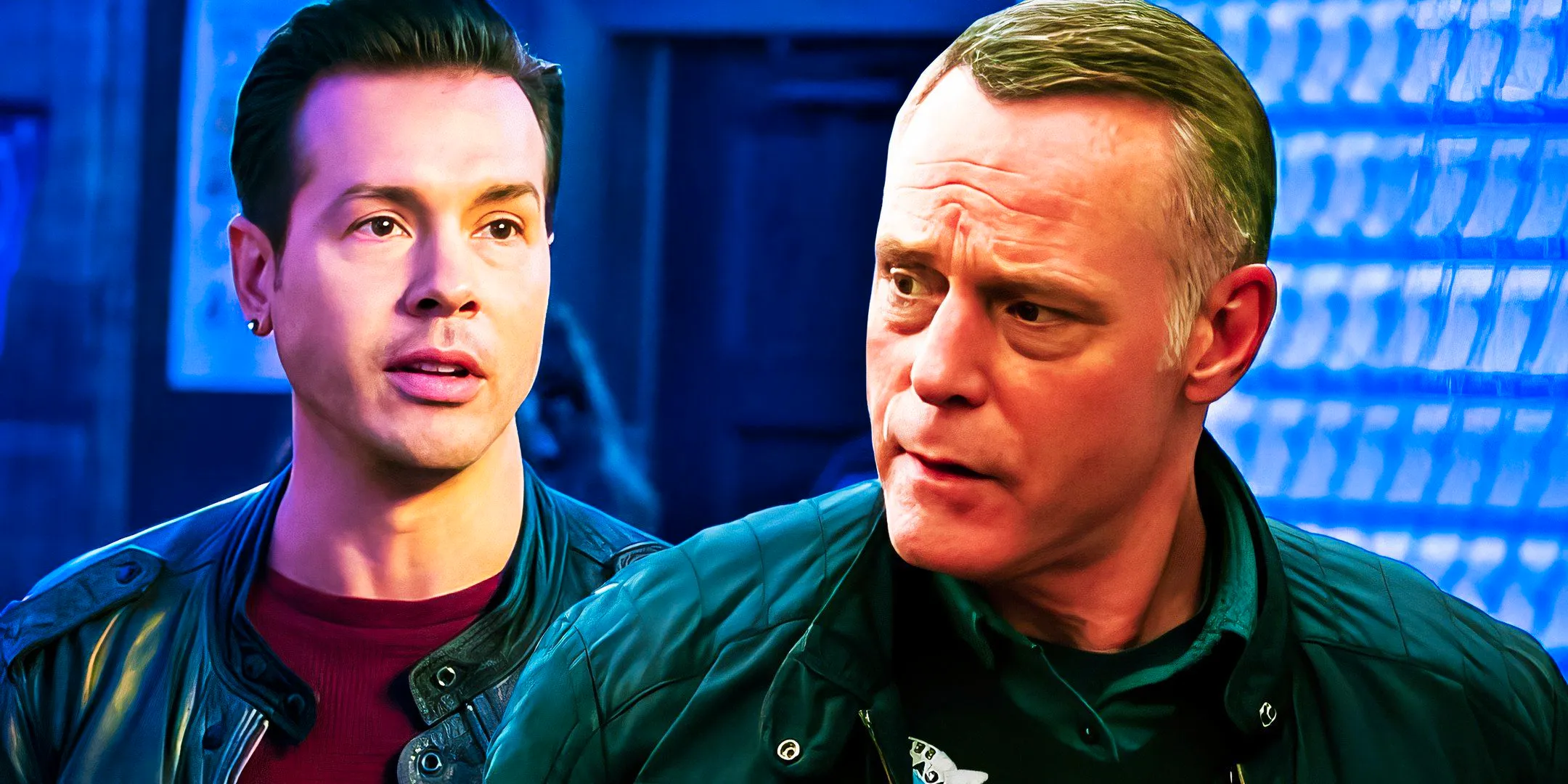 Jason Beghe as Hank Voight and Jon Seda as Antonio Dawson in Chicago PD. Image