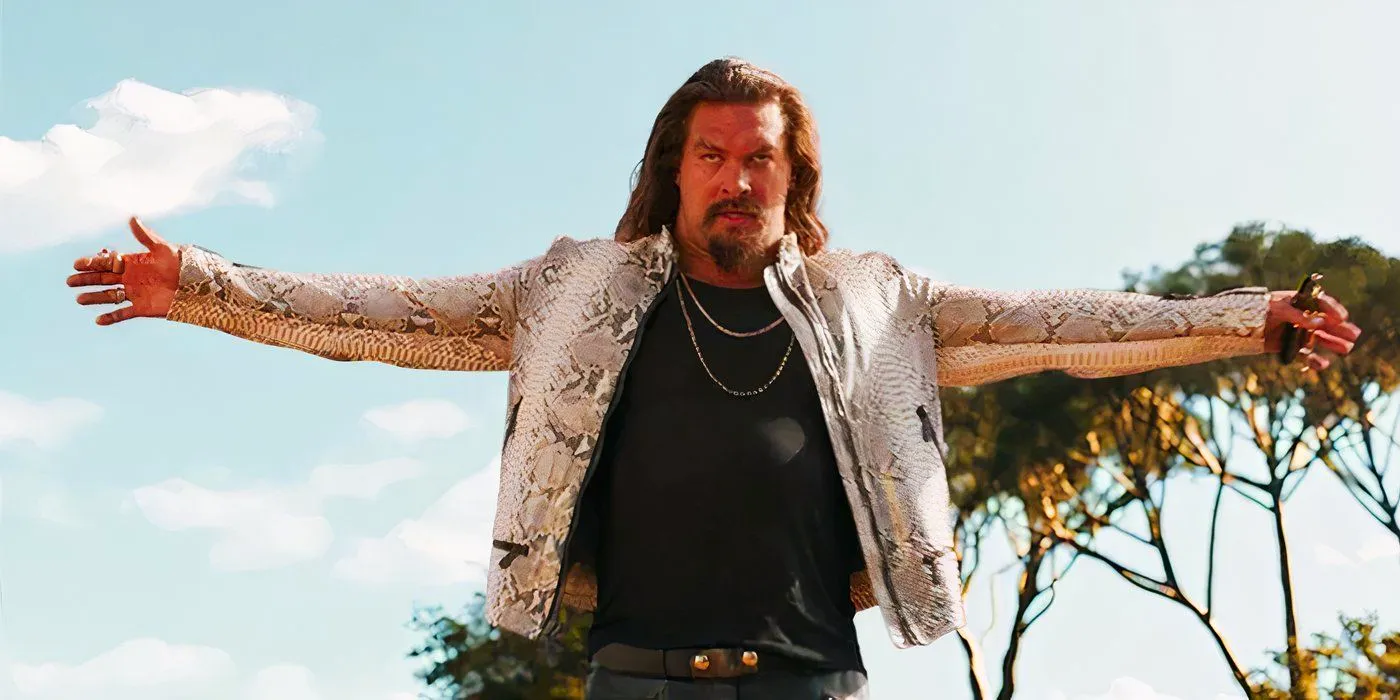 Jason Momoa as Dante Reyes with outstretched arms in Fast X Image