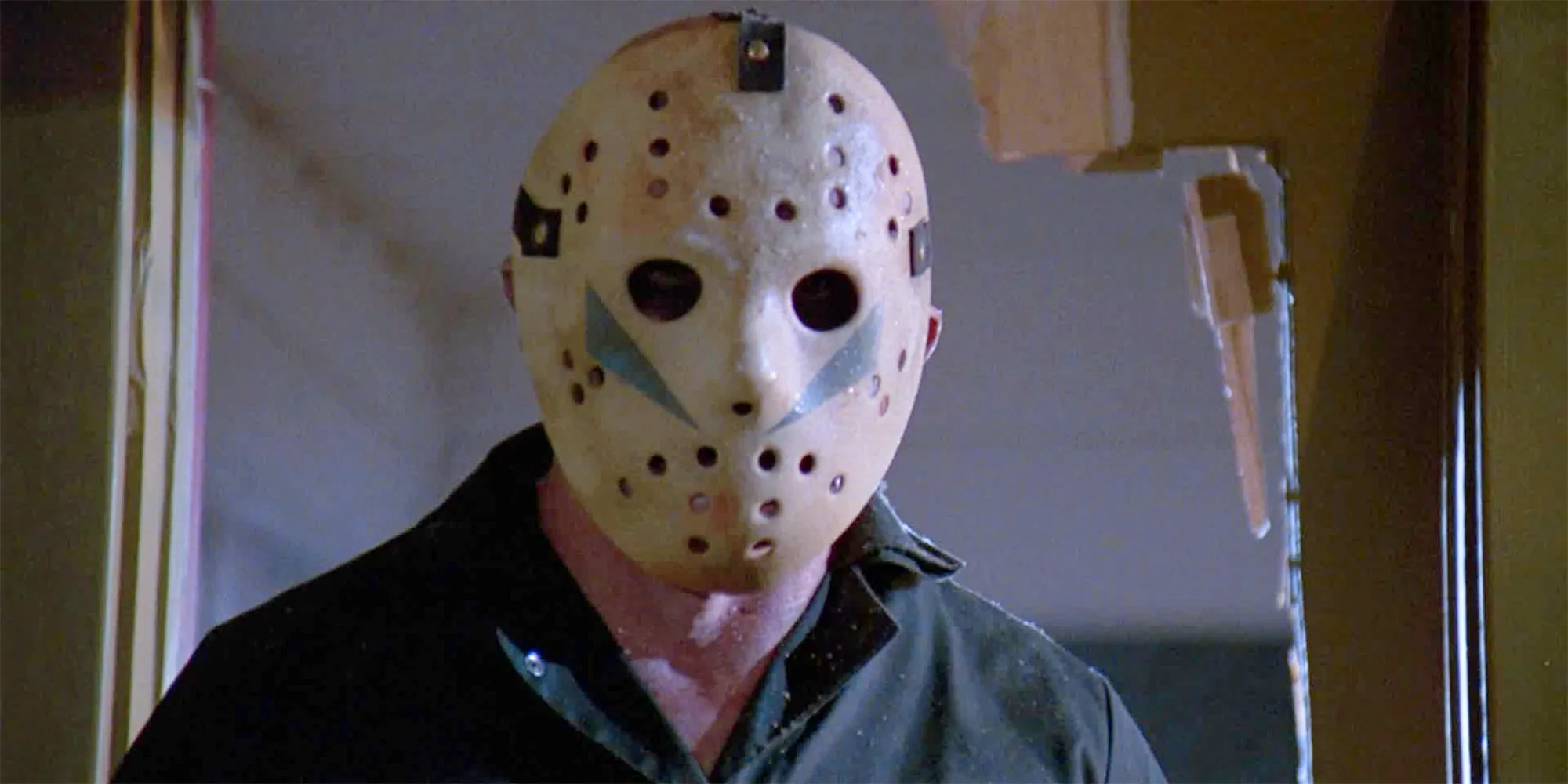 Jason Voorhees wearing his hockey mask in a Friday the 13th movie Image