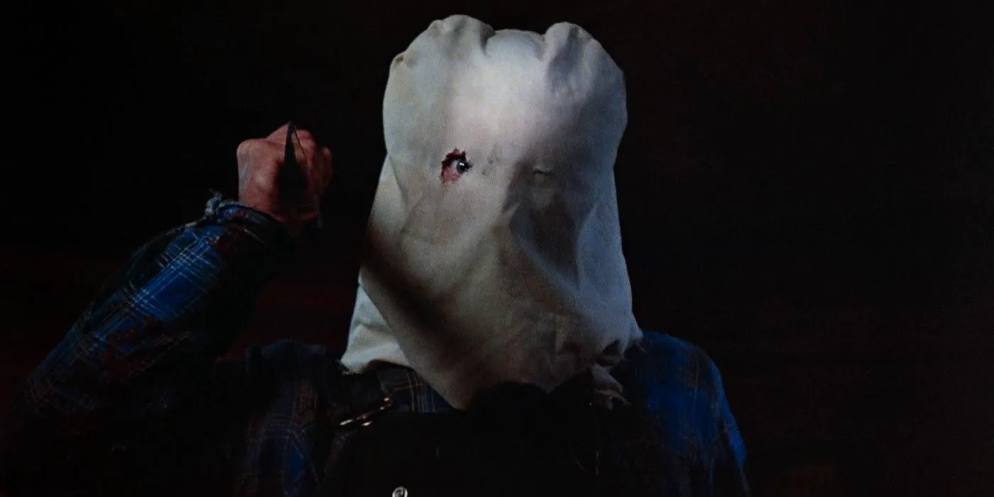 Jason Voorhees wearing his sackhead mask in Friday The 13th Part 2 (1981) Image