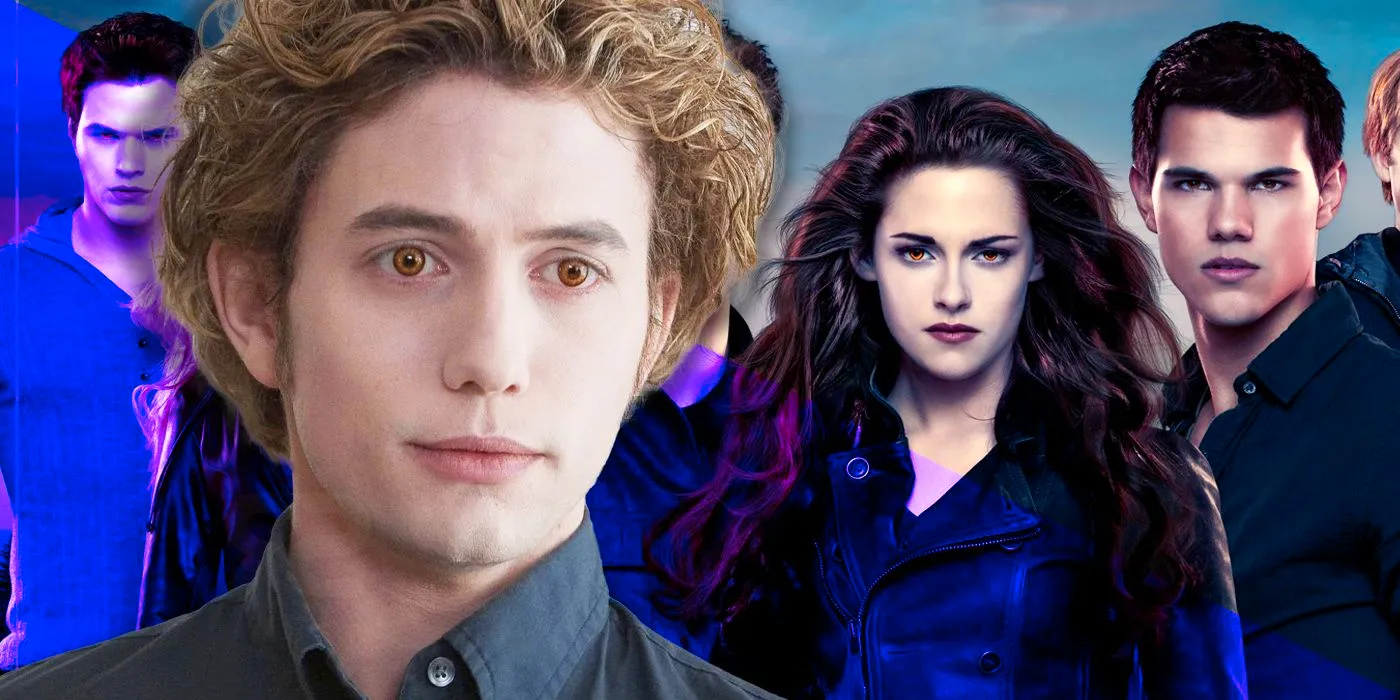 Jasper Cullen's face superimposed over the Cullens image in Twilight. Image