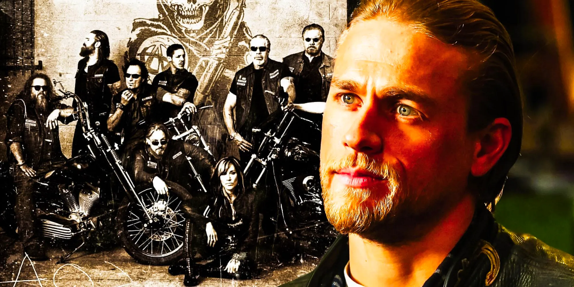 Jax and SAMCRO club collage from Sons of Anarchy Image