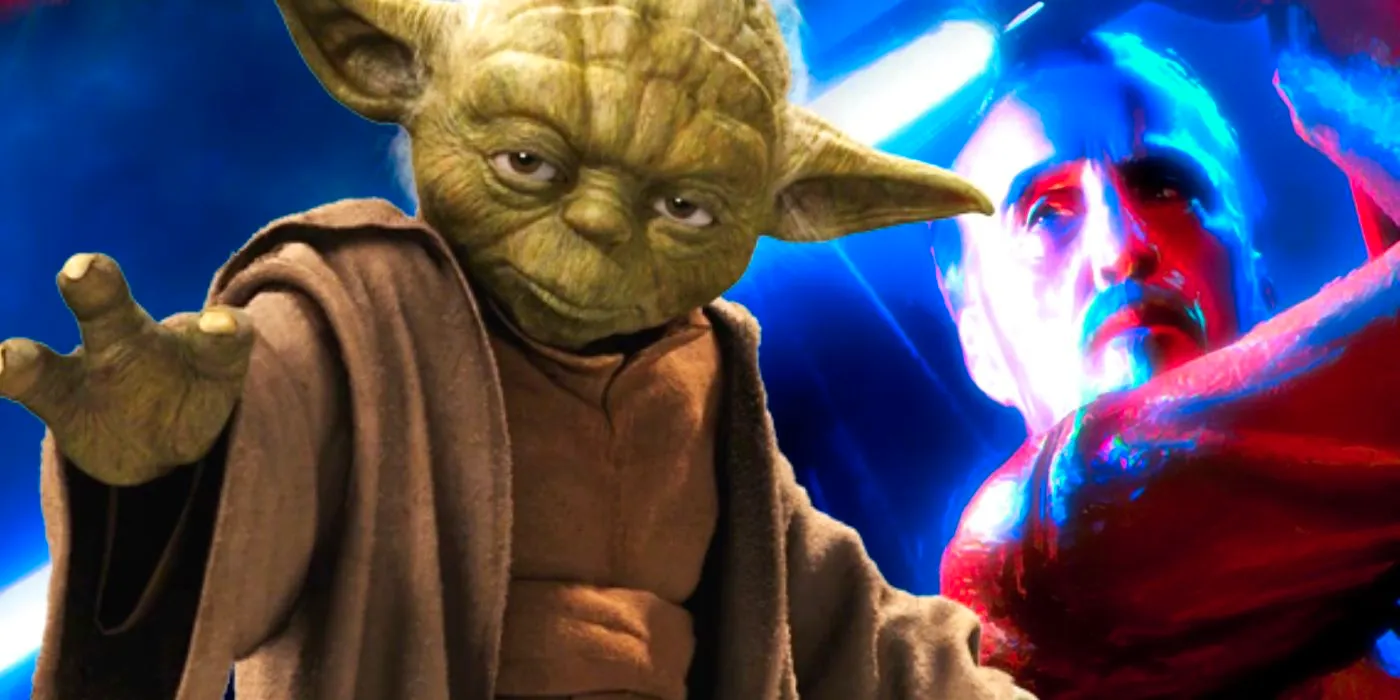 Jedi Master Yoda and Dooku As A Jedi Image