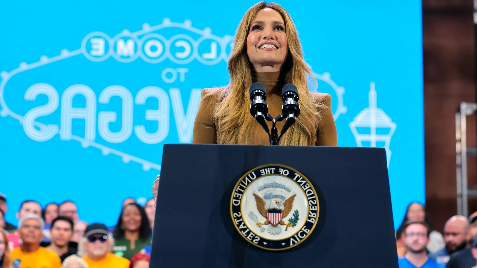 Jennifer Lopez Endorses Harris at Vegas Rally: 'Our Pain Matters' Image