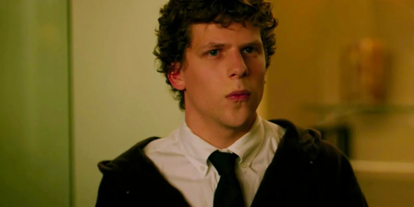 Jesse Eisenberg as Mark Zuckerberg in The Social Network Image