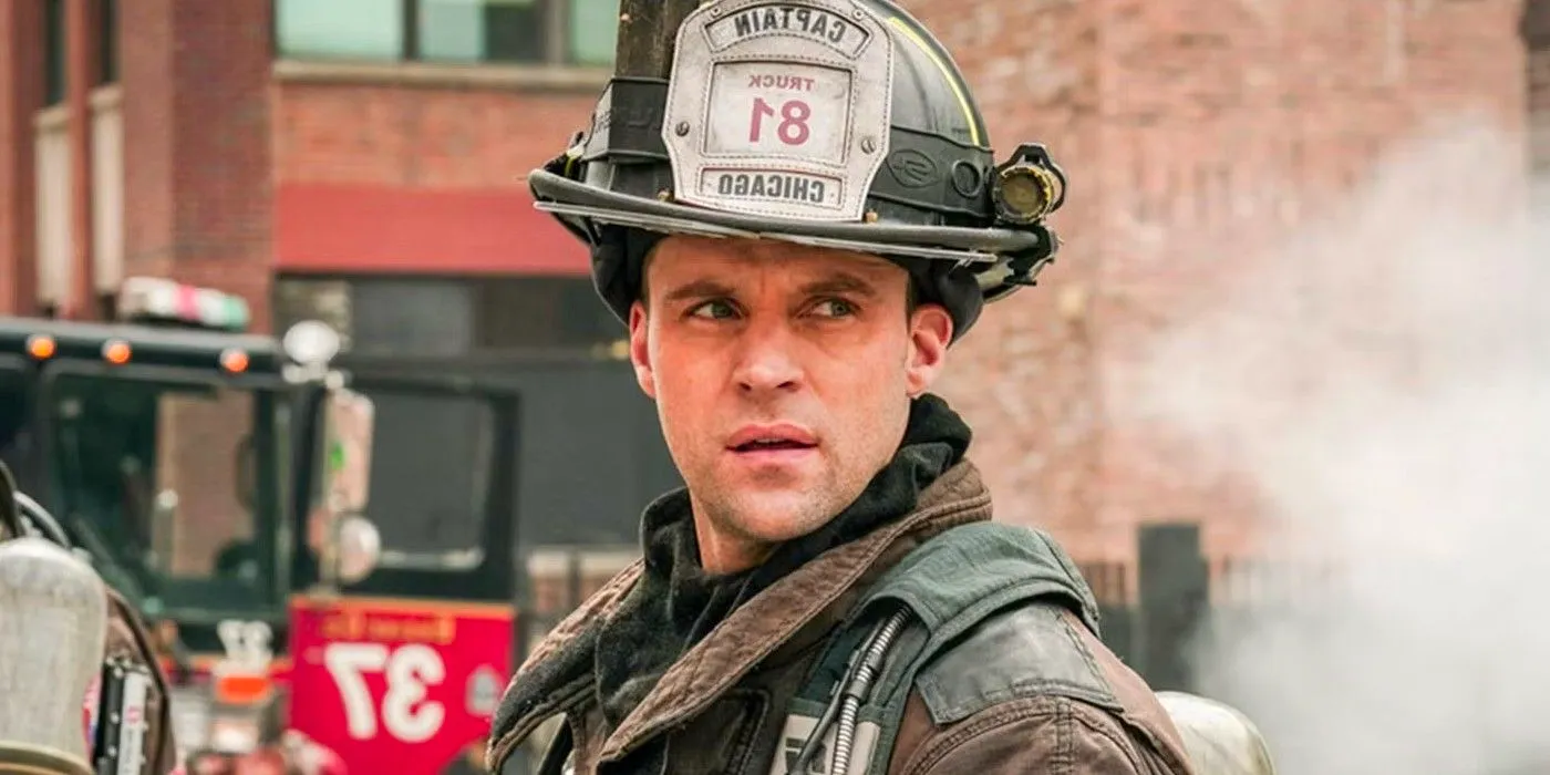 Jesse Spencer as Captain Matthew Casey in uniform in Chicago Fire Image