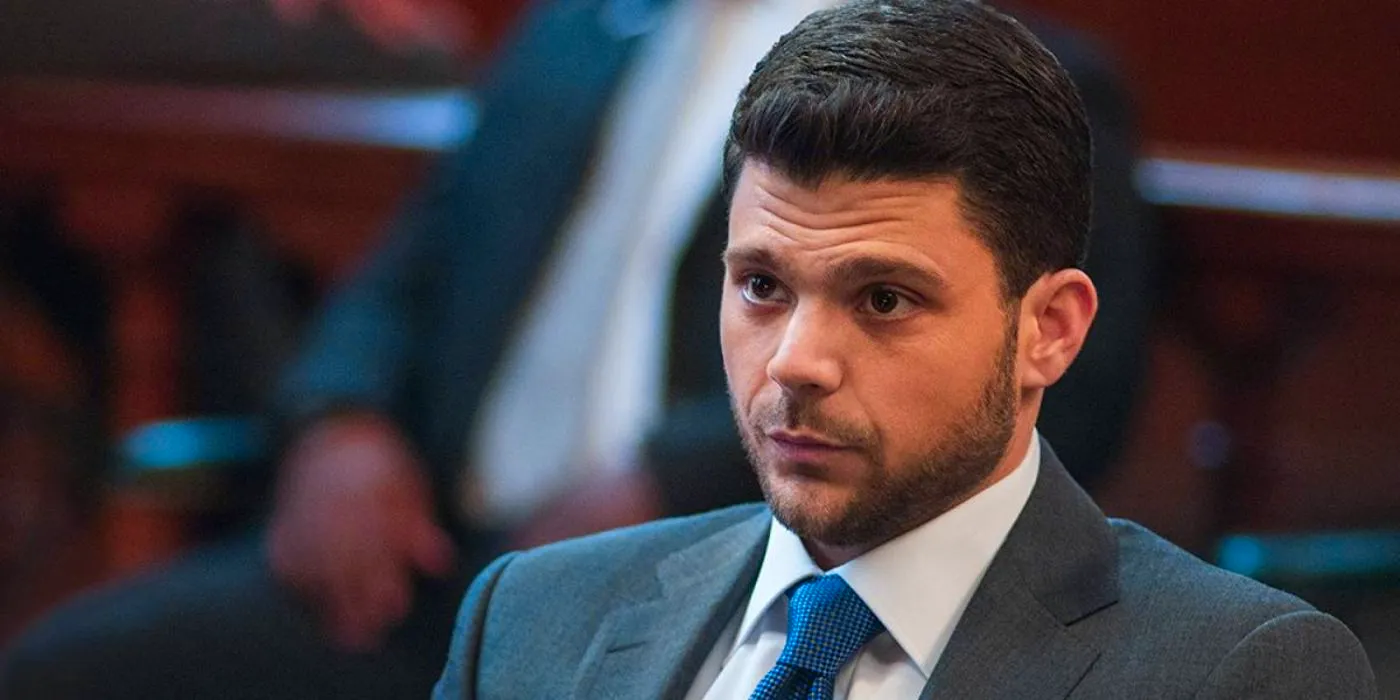 Joe Proctor (Jerry Ferrara) staring at someone in Power. Image